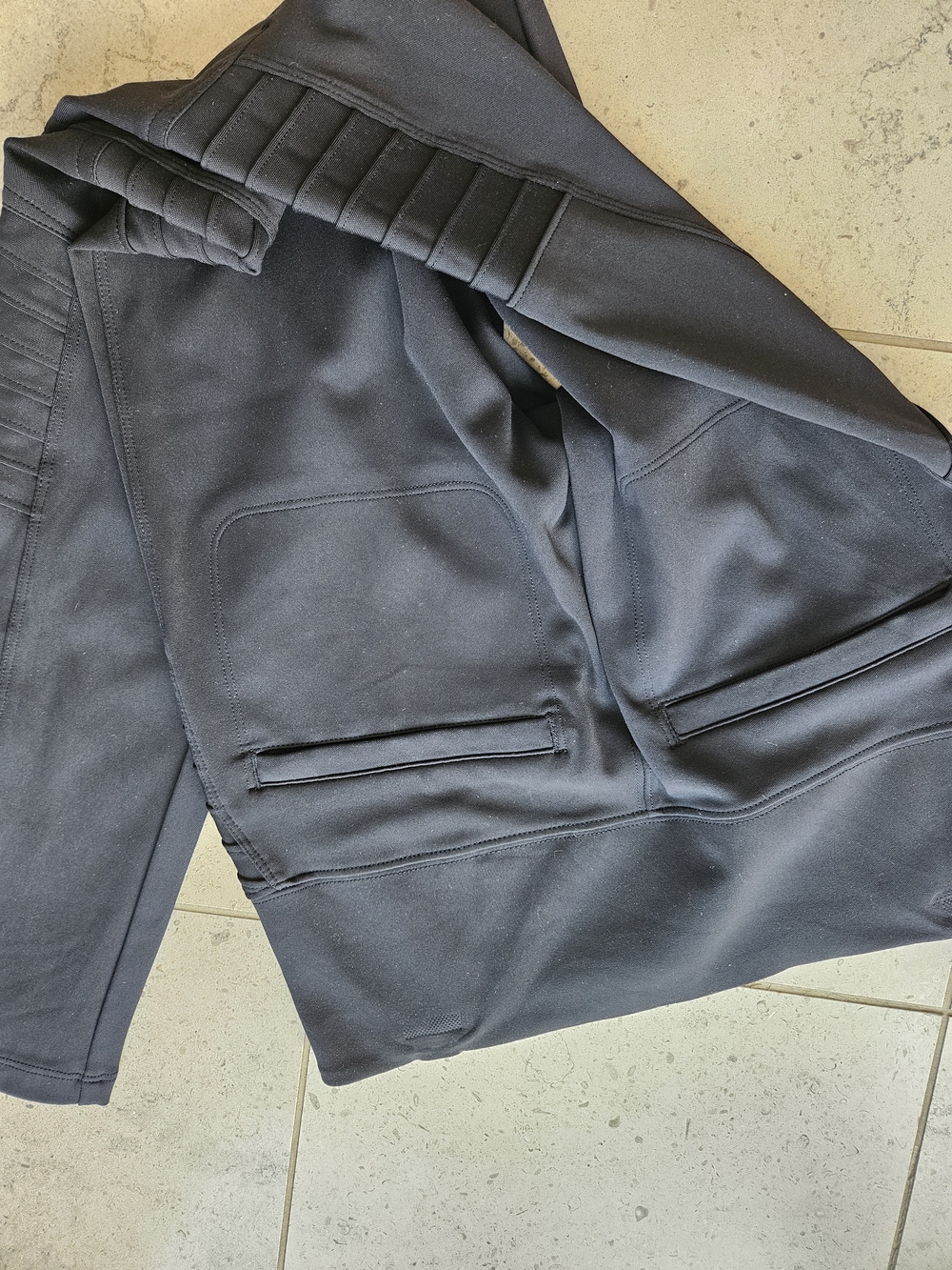 ATHLETA Delancey Moto Tight Black Medium TALL MT Ankle Zip - Picture 7 of 11
